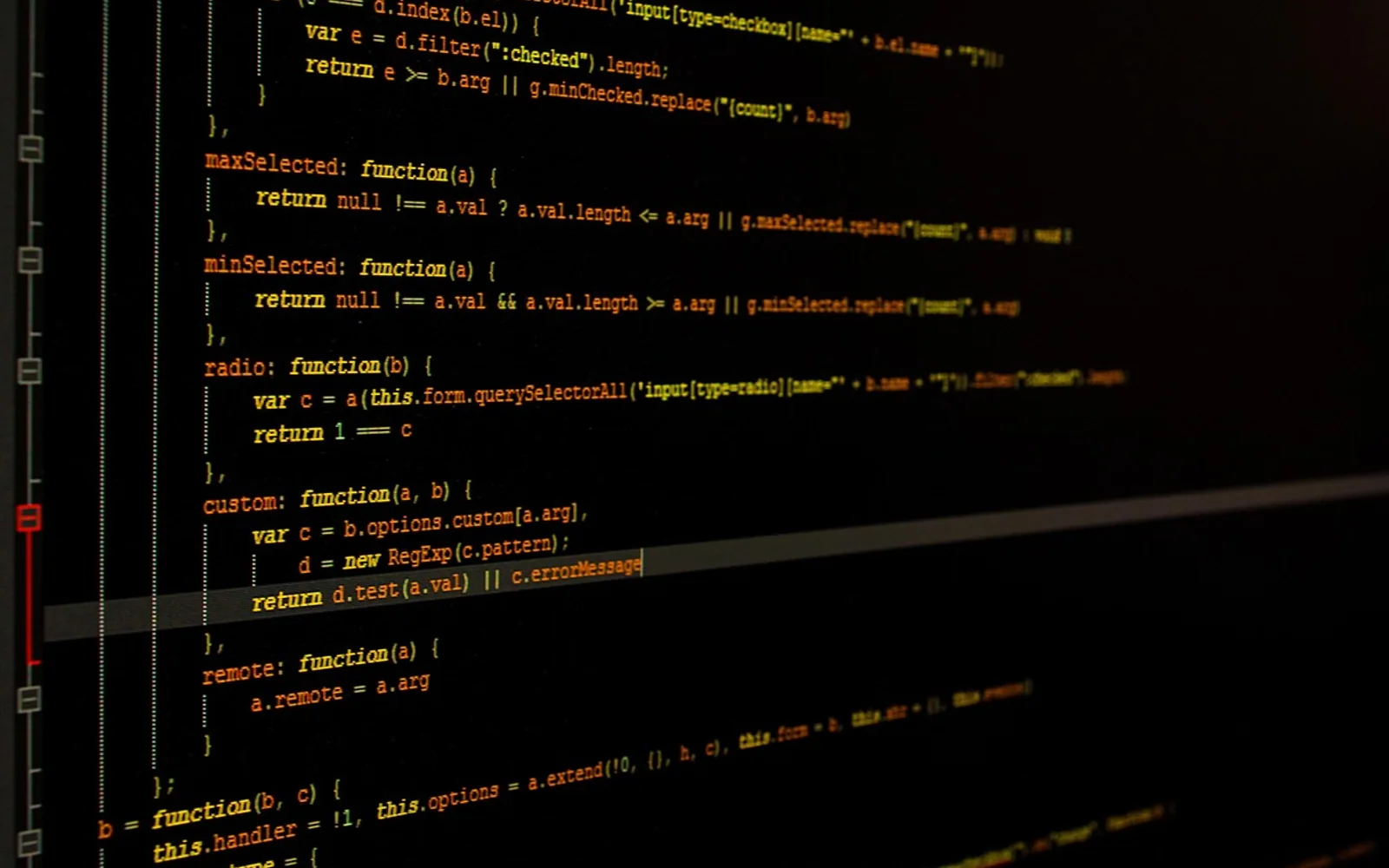Monitor, programming and computer programming
