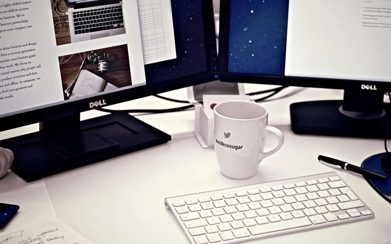 Workstation, home office and computer