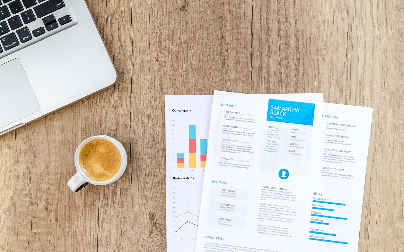 Chart, graph and finance